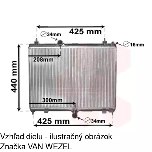 Chladiče vody POLCAR 57D1081X - obr. 5