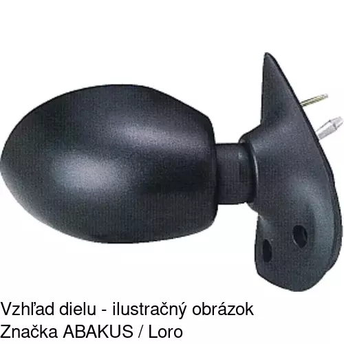 Vonkajšie zrkadlo POLCAR 6003511E - obr. 2