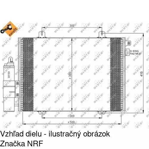 Chladiče klimatizácie POLCAR 6015K81X - obr. 3