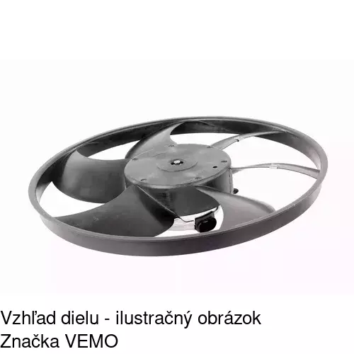 Ventilátor bez krytu / podpery POLCAR 601623U1 - obr. 3