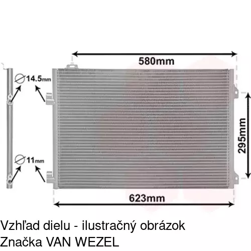 Chladiče klimatizácie POLCAR 6016K82X - obr. 4