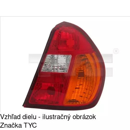 Zadné svetlo POLCAR 601787-E