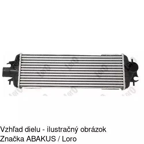 Chladiče vzduchu (Intercoolery) POLCAR 6026J8-2 - obr. 1