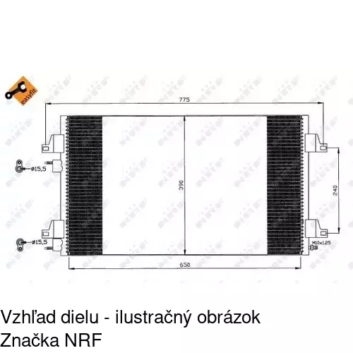 Chladiče klimatizácie POLCAR 6037K8C2S