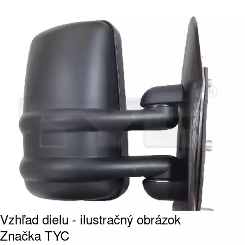 Vonkajšie zrkadlo POLCAR 6041521E