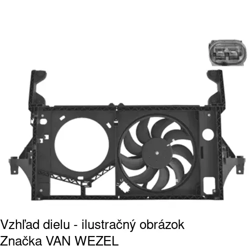 Ventilátory chladičov POLCAR 604223W1 - obr. 2