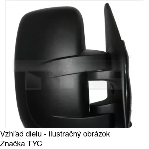 Vonkajšie zrkadlo POLCAR 6042514E