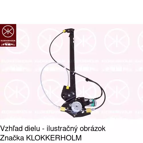 Elektrický mechanizmus okna dverí POLCAR 6052PSE4