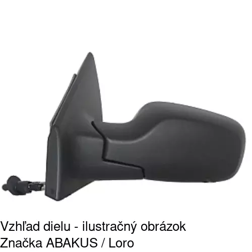 Vonkajšie zrkadlo POLCAR 6055511E - obr. 2