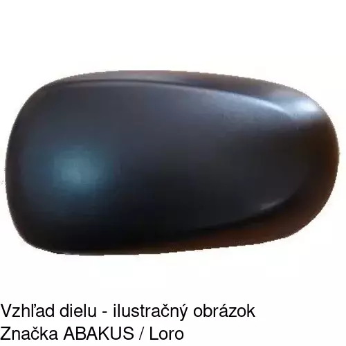 Rám vonkajšieho zrkadla POLCAR 605655TM - obr. 2