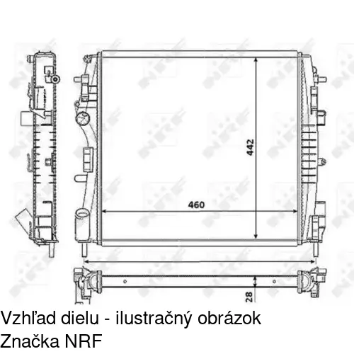 Chladiče vody POLCAR 6061081X