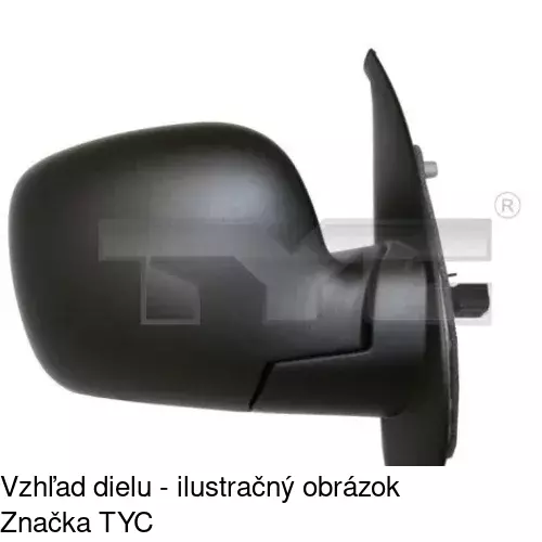 Rám vonkajšieho zrkadla POLCAR 606254TM - obr. 5