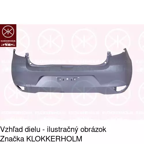 Zadný nárazník POLCAR 606496-J