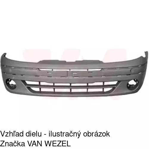 Predný nárazník POLCAR 60700712