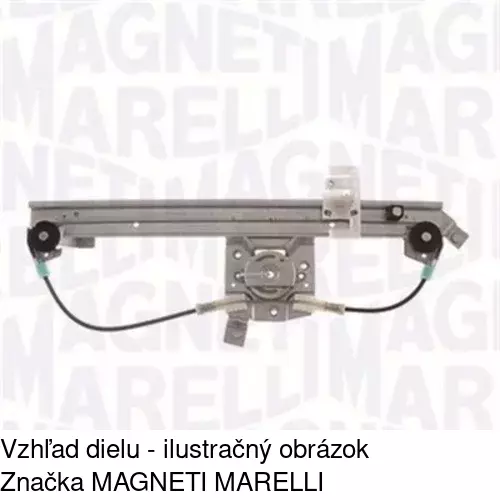 Elektrický mechanizmus okna dverí POLCAR 6071PSE3 - obr. 4