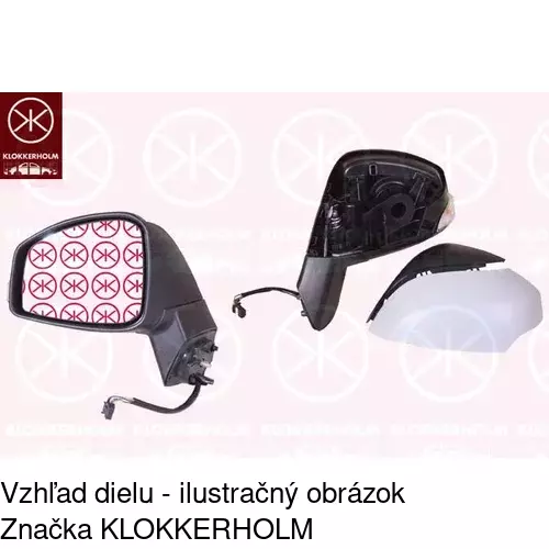 Rám vonkajšieho zrkadla POLCAR 607355PM - obr. 4