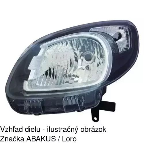 Hlavný reflektor POLCAR 60U1091E - obr. 3