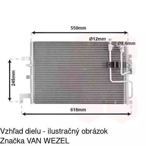 Chladiče klimatizácie POLCAR 6522K8C1 - obr. 3