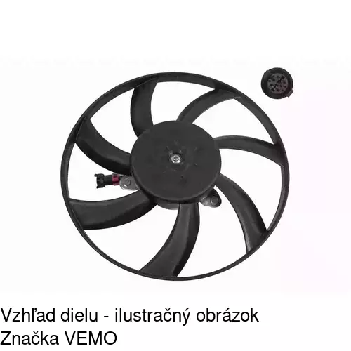 Ventilátor bez krytu / podpery POLCAR 671423U4 - obr. 2