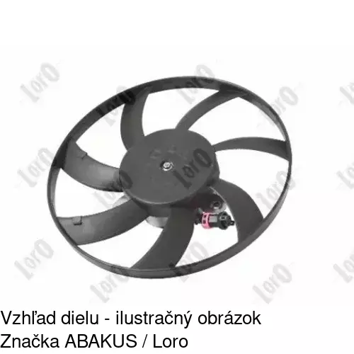 Ventilátor bez krytu / podpery POLCAR 671423U4 - obr. 4