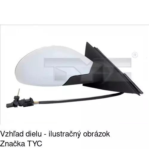 Vonkajšie zrkadlo POLCAR 6722515E - obr. 1