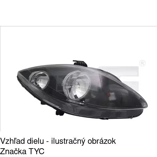 Hlavný reflektor POLCAR 675510-V - obr. 2