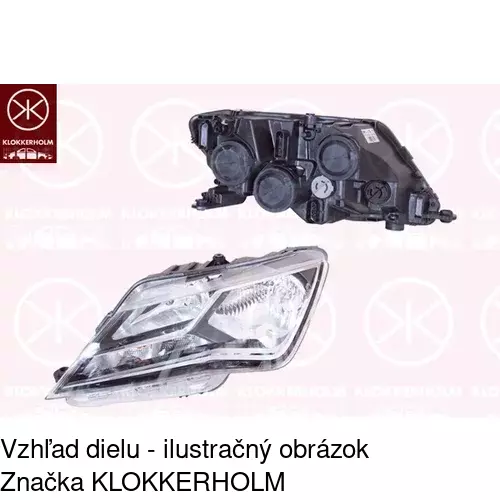 Hlavný reflektor POLCAR 67B209-V