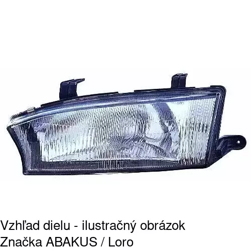 Hlavný reflektor POLCAR 720610-E