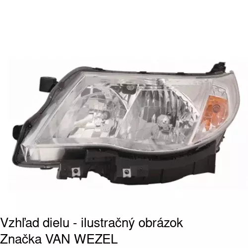 Hlavný reflektor POLCAR 724309-E - obr. 2