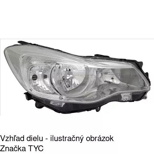 Hlavný reflektor POLCAR 72C109-E