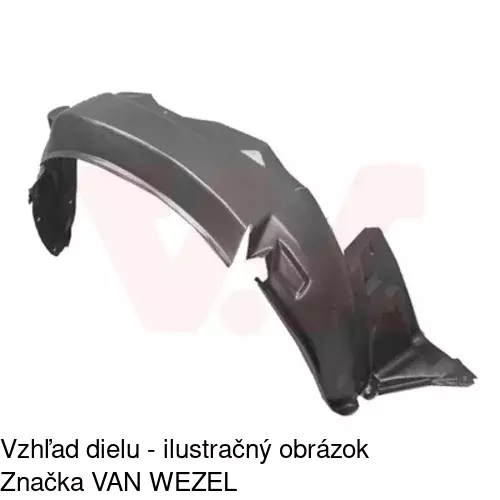 Podblatník (plast) 7406FP1T /POLCAR/ - obr. 3