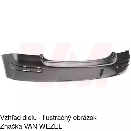 Zadný nárazník POLCAR 810496