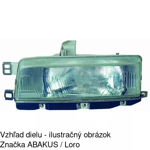 Hlavný reflektor POLCAR 810909-E - obr. 1