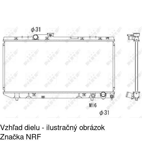 Chladiče vody POLCAR 812108-1 - obr. 1