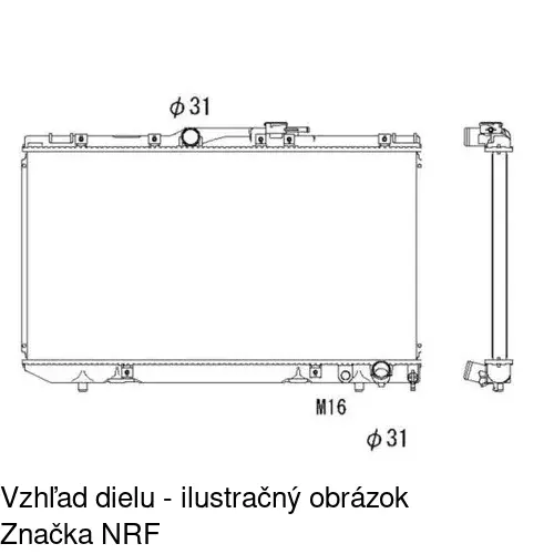 Chladiče vody POLCAR 812208-3 - obr. 1