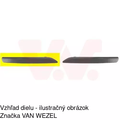 Lišta nárazníka POLCAR 812607-6 - obr. 1