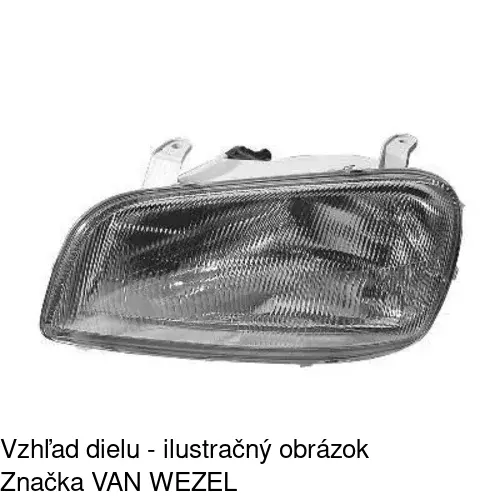 Hlavný reflektor POLCAR 814409-E - obr. 3