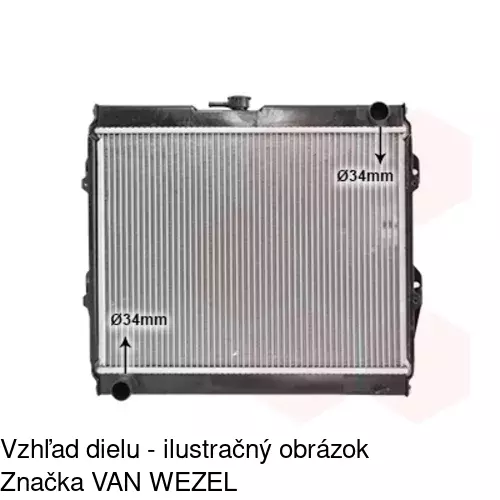 Chladiče vody 817408-2 /POLCAR/