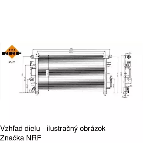 Chladiče klimatizácie POLCAR 8176K8B1