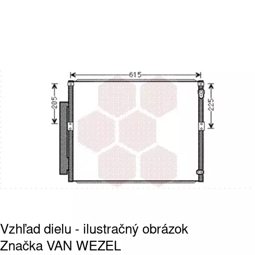 Chladiče klimatizácie POLCAR 8178K8C3