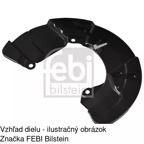 Brzdovy štít POLCAR 9080OT-1 - obr. 1