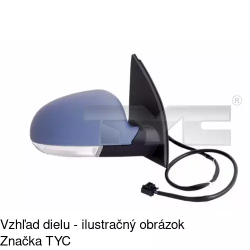 Vonkajšie zrkadlo POLCAR 9513514E - obr. 2