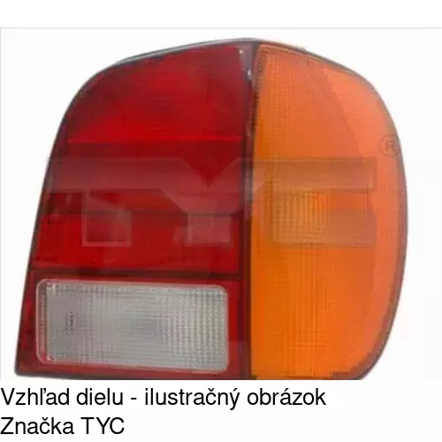 Zadné svetlo 9524870E /POLCAR/