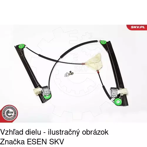 Mechanizmus sťahovania okna elektrický bez motora 9526PSG2 /POLCAR/ - obr. 5