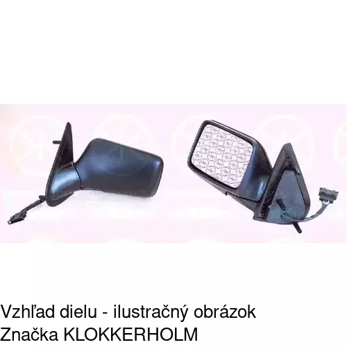 Vonkajšie zrkadlo POLCAR 9538516E - obr. 5