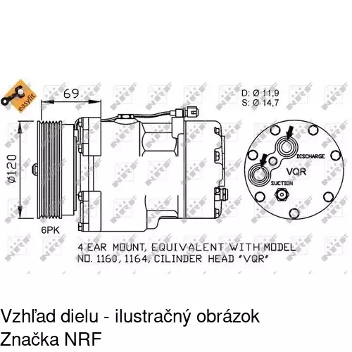 Kompresor AC POLCAR 9550KS-2