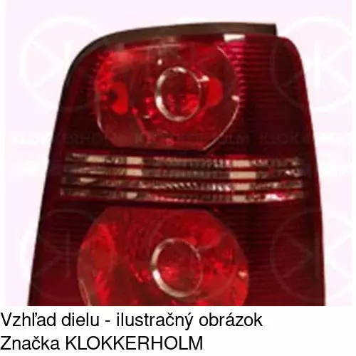 Zadné svetlo 9579870E /POLCAR/ - obr. 1