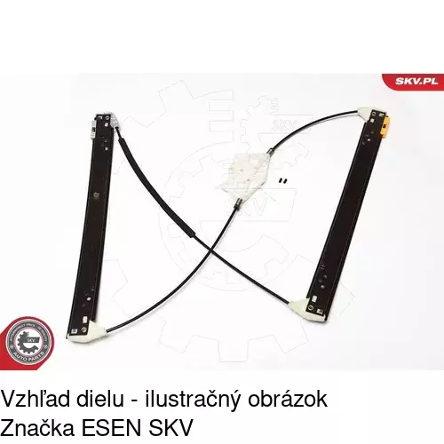 Elektrický mechanizmus okna dverí POLCAR 9580PSG2 - obr. 4