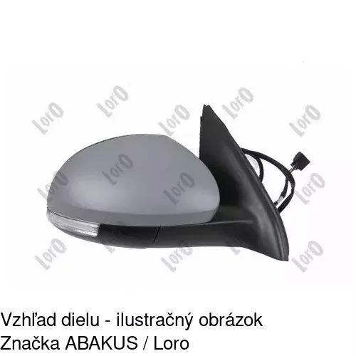 Vonkajšie zrkadlo POLCAR 9585524E - obr. 2