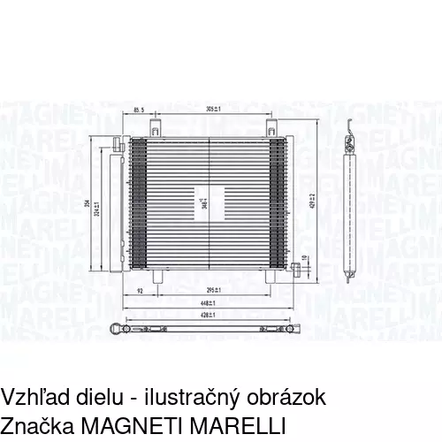 Chladiče klimatizácie POLCAR 95A1K8C1